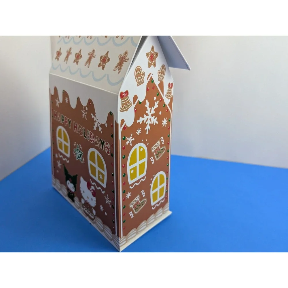 Hello Kitty Gingerbread House Plush Hugger Pillow (Crushed Box)